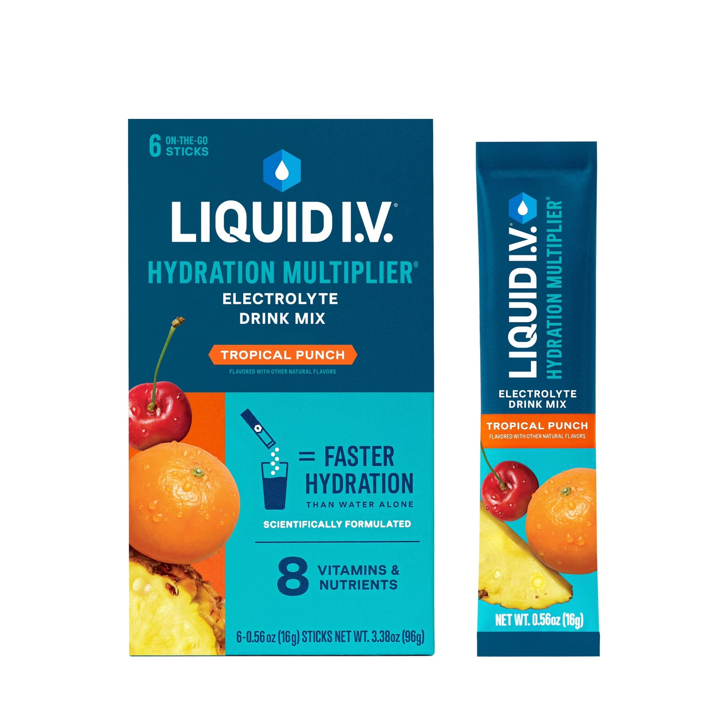 Liquid I.V. Tropical Punch Hydration Multiplier – 6 Pack