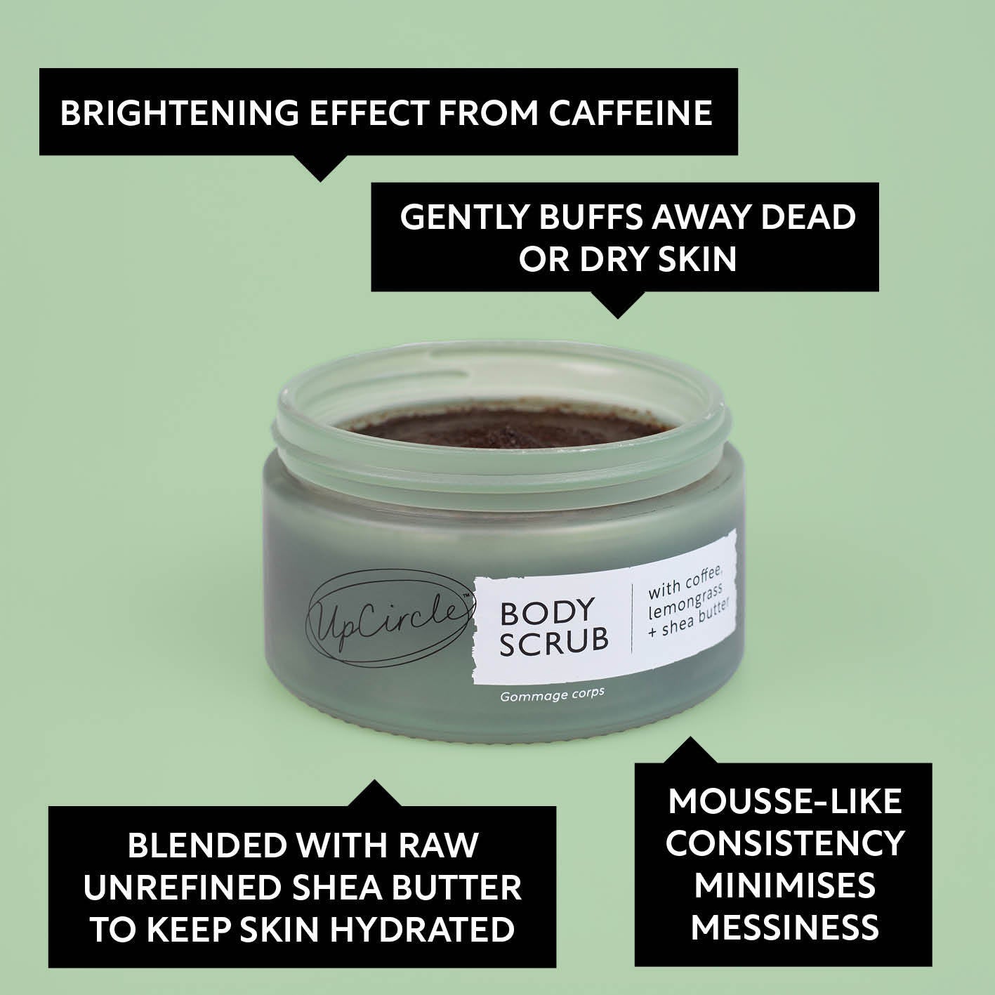 Lemongrass Coffee Body Scrub