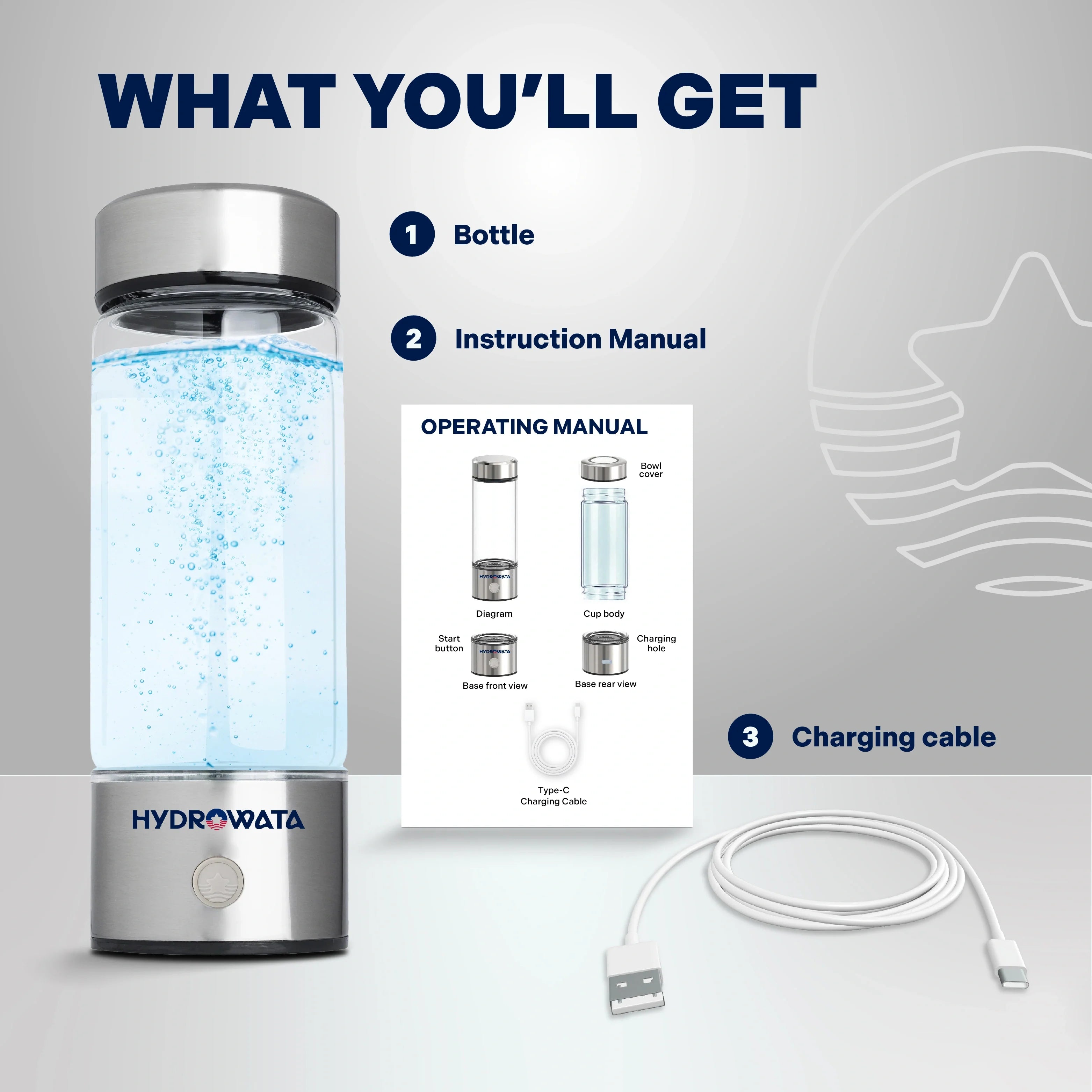 Pure Tide Hydrogen Bottle